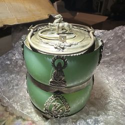 Hetian Antique Jade Tea Pot Chinese Hand crafted Circa 1920-30s Tibet