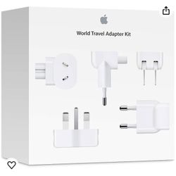 Apple World Travel Adapter Kit (Brand New) - You can use the Apple World Travel Adapter Kit to charge your Apple products when you travel to different