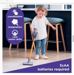 Dyson Cordless Vacuum Toy Pretend Play Interactive Toy with Sounds  No Box