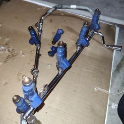 2003–2004 Mustang Cobra Fuel Rail & Injector Set (OEM)