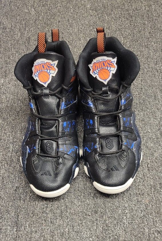 Adidas Crazy 8 NY Knicks S83937 Black Collegiate Royal Orange US Size 12