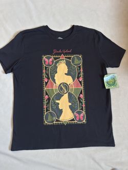 👉 Wicked Musical Graphic T-Shirt Black Glinda Elphaba Size M & L New Tags