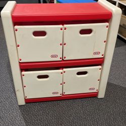 2 Vintage Little Tykes Toy Storage Unit