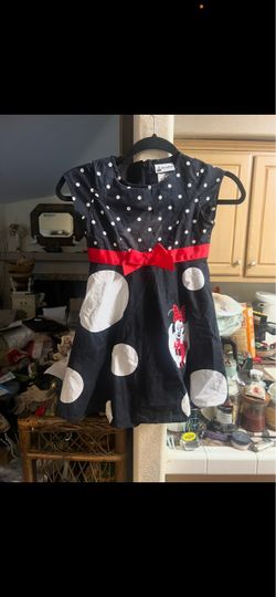 Disney Minnie Mouse Girls Polka Dot Dress