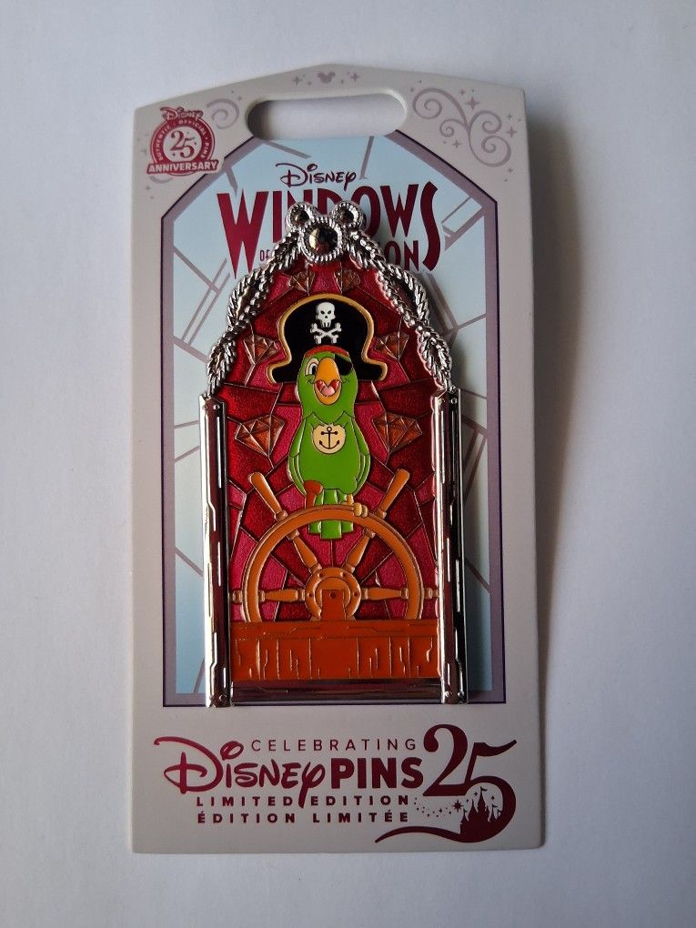Disney Parks Windows Of Attractions Pirates Of The Caribbean LE 2500 Pin