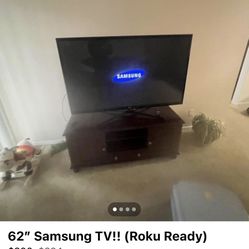 62 Inch Samsung TV Roku Ready