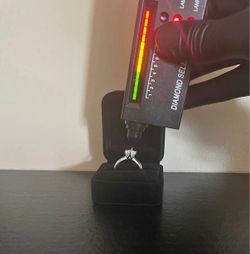 VVS1 Moissanite engagement (promise) ring