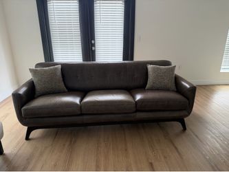 Leather couch