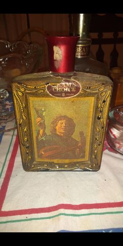 Vintage Jim Beam Decanter Charles l (1971) Beam's Choice Bottle Artist Van Dyck