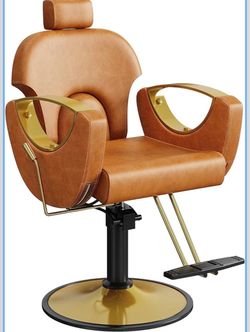 Hydraulic Salon Barber Chair with Headrest