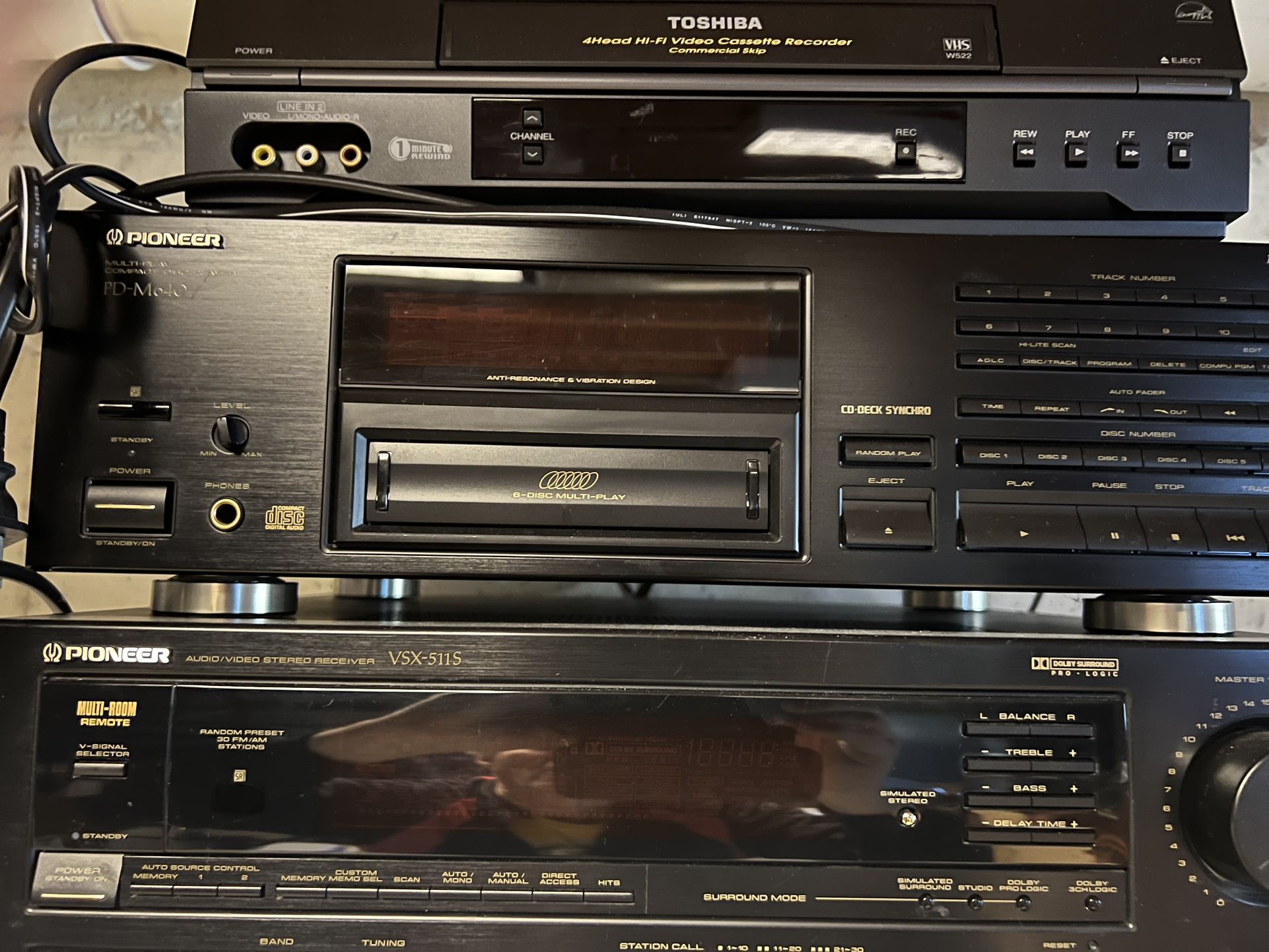 Six Piece Stereo System