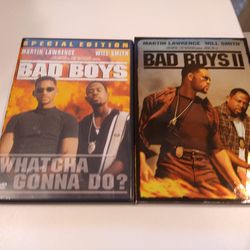 Bad Boys I and II DVDs