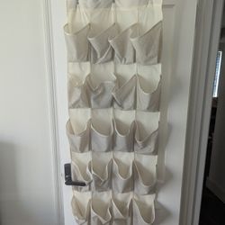 20 -Pocket Eco-Fabric Over the Door Shoe Bag
