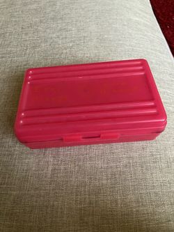 Pink pencil box