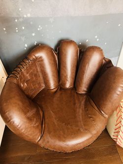 Kids baseball Glove Swivel Chair And Ottoman for Sale in Pompano Beach FL OfferUp