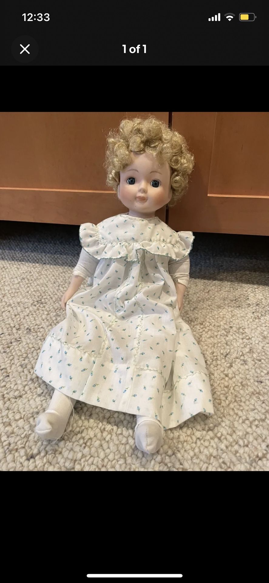 antique porcelain doll