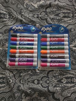 Expo Dry Erase Markers 8-Pack, 2 Packs
