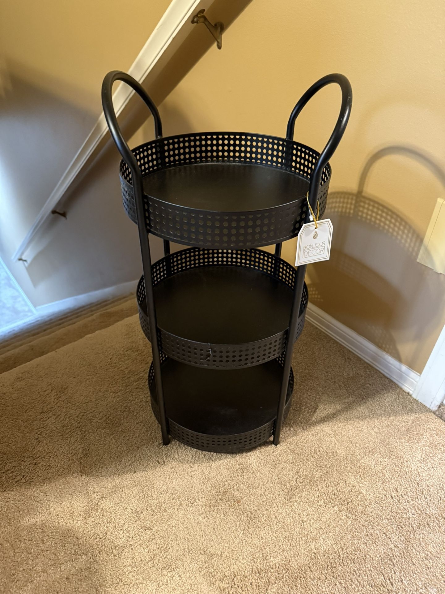 Storage Cart Black 