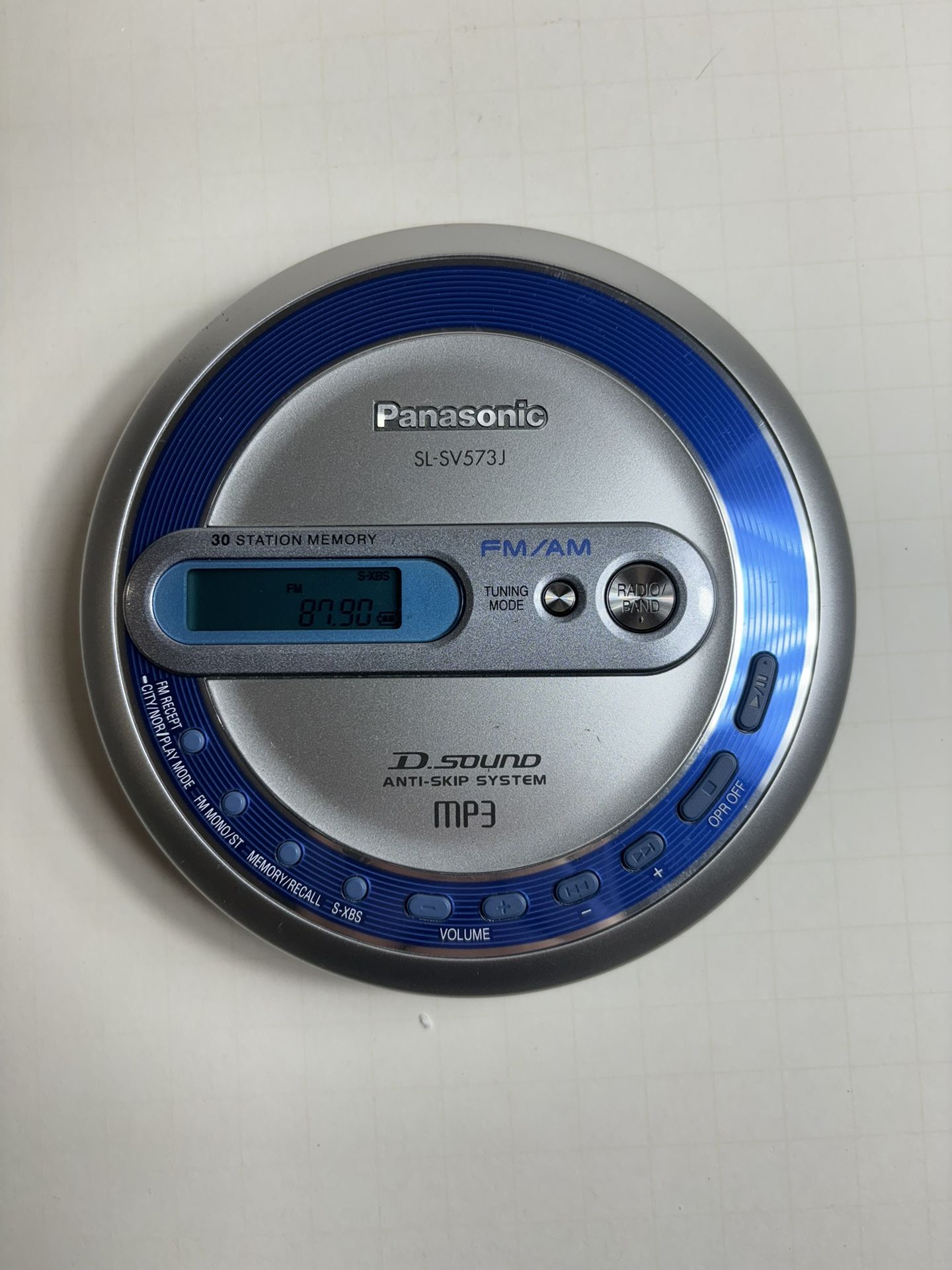 Panasonic SL-SV573J AM/FM Radio CD/MP3 Player