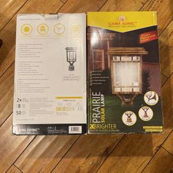 1 PRAIRIE SOLAR LAMP