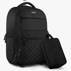 Rolling Backpack  with toiletries  bag Included