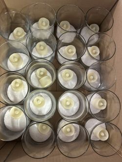 Wedding Decor Baby Shower Bridal Shower  - LED Candle Set 