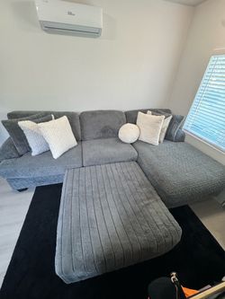 Grey sofa/couch