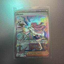 Pokemon  Near Mint Miriam 251/198 Secret Rare