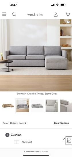 West Elm Sleeper Sofa (pull Out Bed And Storage)