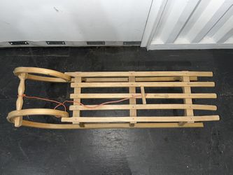 Wooden Sled 
