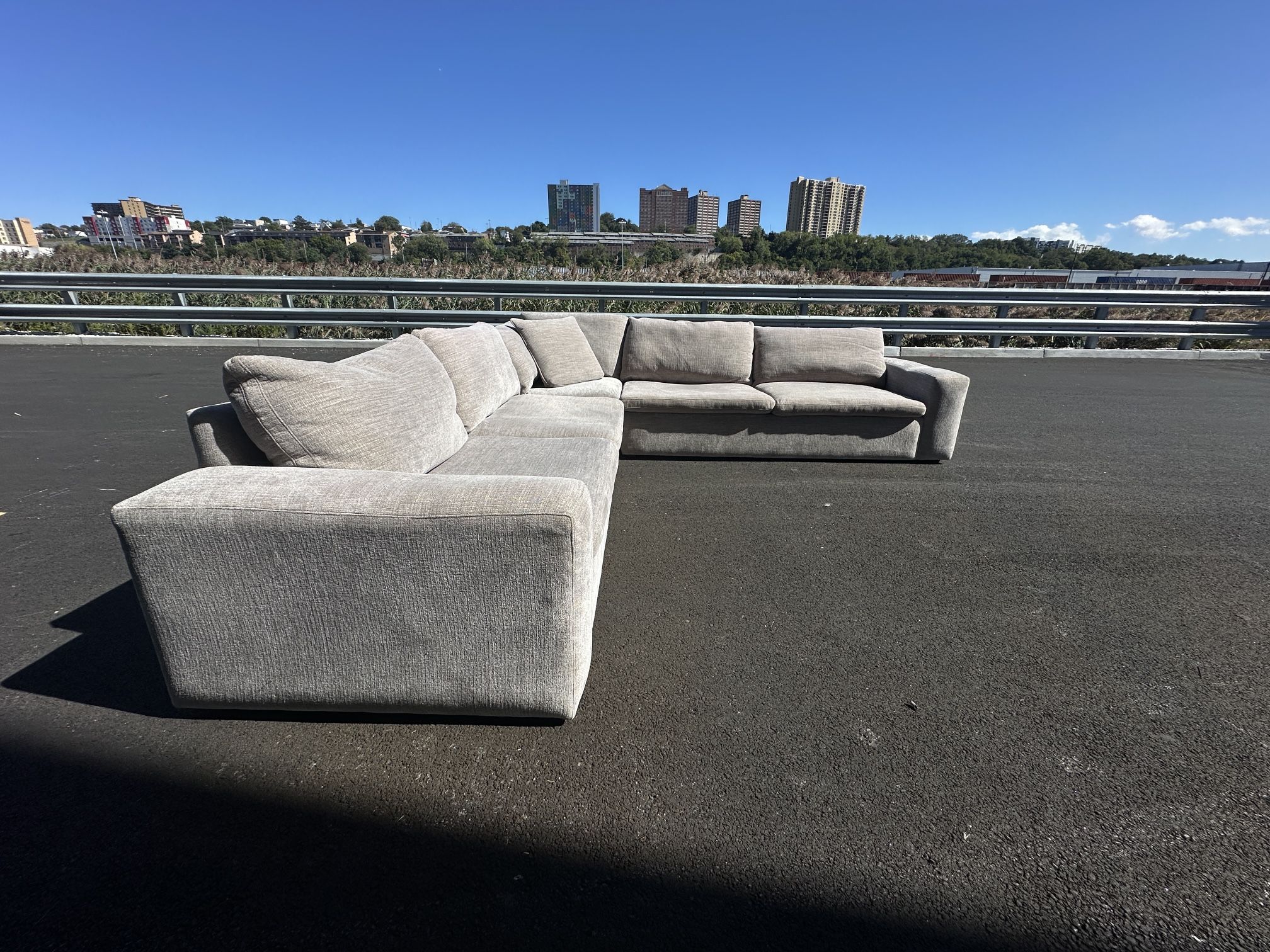 Delivery Included | Beige Raymour Flanagian Sectional