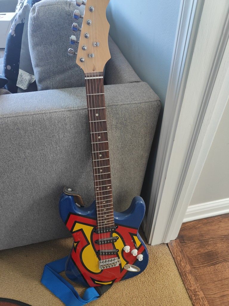 Superman Body Guitar