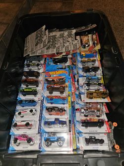 200 hot wheels and 9 matchbox