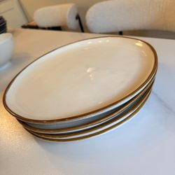 Minimalist black desk / console table with sturdy metal frame. Can be used as a desk, sideboard, or entryway table – very versatile.  • sleek modern d