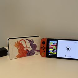 Nintendo Switch OLED Pokémon Scarlet and Violet Limited Edition Handheld Game Console