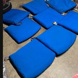 Set Of 8 Patio Chair Cushions 