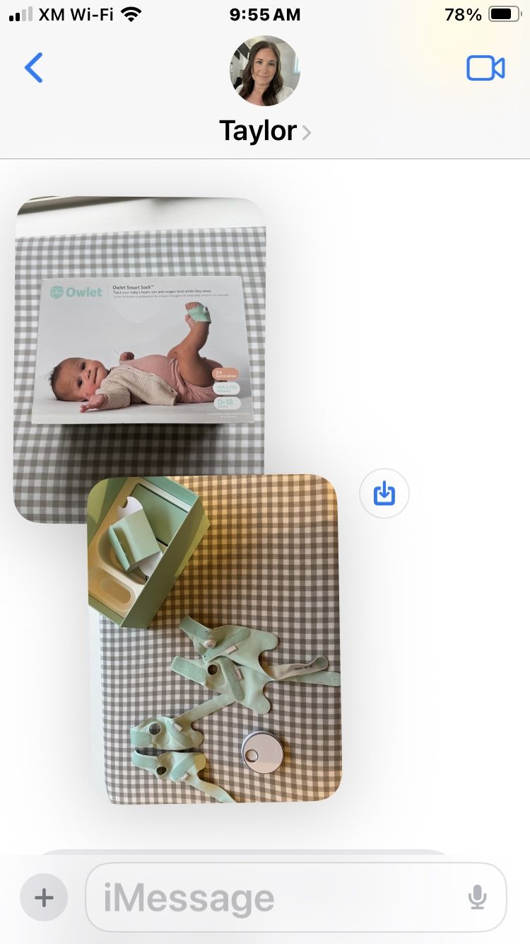 Owlet smart sock and dream socks