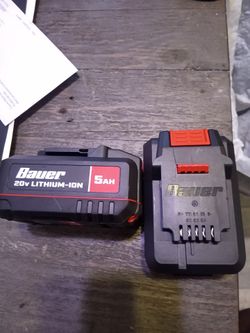 Bauer 20v batteries