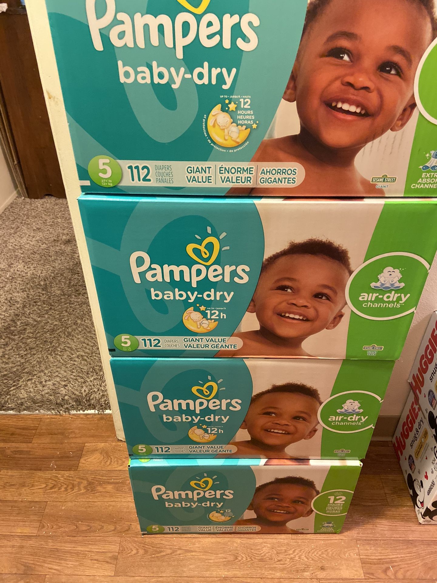 pampers diapers size 5