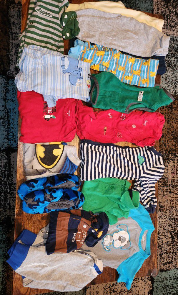 6-9 Month Baby Clothes And Slippers 