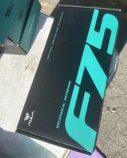 Aula F 75 White + Pink Keyboard Strawberry Mint Switch
