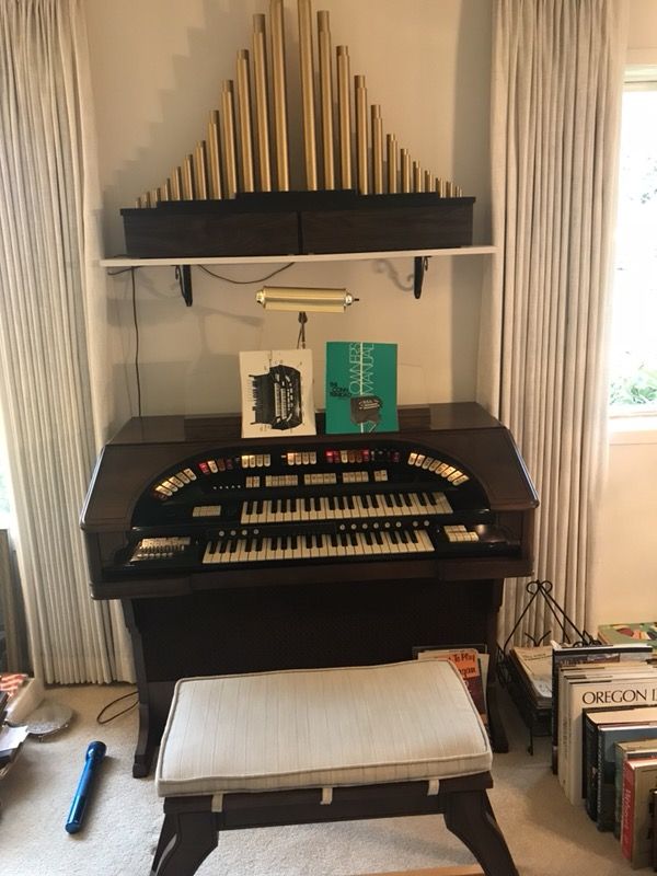 Conn “Trinidad” model 544 organ with electronic pipes