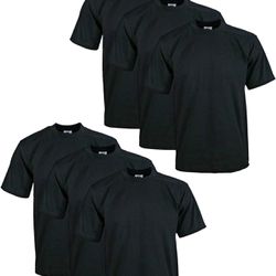 6 Pack Pro Club Heavyweight T Shirts