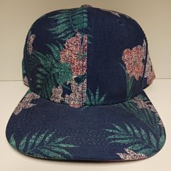 Beautiful Giant Floral Plant Tropical Snapback Hat