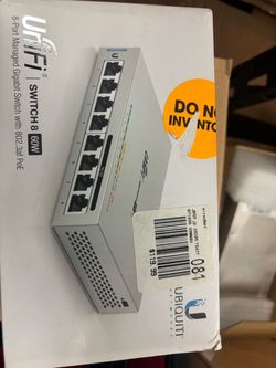 Ubiquiti unifi 8 port POE gigabit switch
