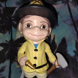 Vintage Fireman Statue