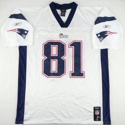 Vintage Reebok NFL New England Patriots Randy Moss Football Jersey Size Mens XL