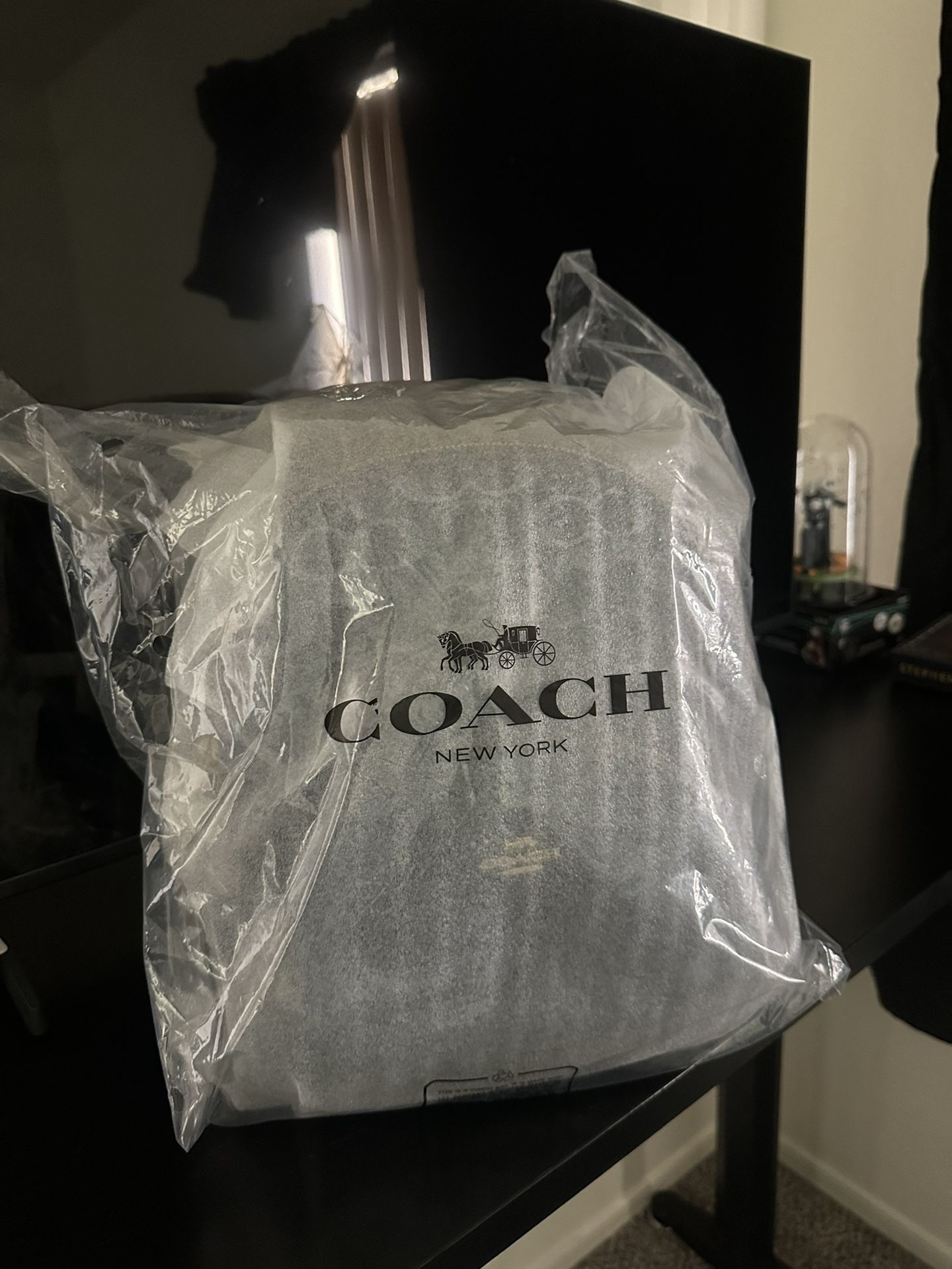 Coach Signature Denim Backpack