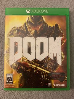 Doom Xbox One Video Game Bethesda Game Studios id Tech Certain Affinity 2016