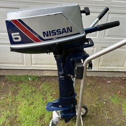 5 HP Nissan Outboard 2 stroke